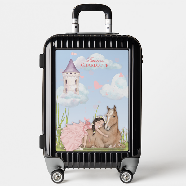 Princess & Horse Carry On Luggage